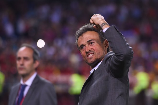 Luis Enrique se je proslavil kot trener Barcelone. Foto Josep Lago/AFP