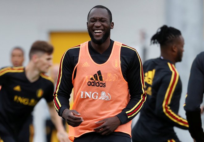 Romelu Lukaku je nekoč molil v temi, zdaj zasluži milijon evrov na mesec. Foto Reuters