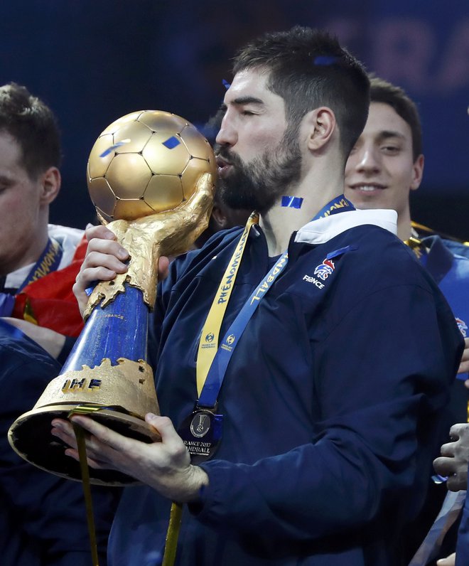 Nikola Karabatić, rokometaš srbskih in hrvaških korenin, je pogosto blestel pri francoski reprezentanci.<br />
FOTO Reuters