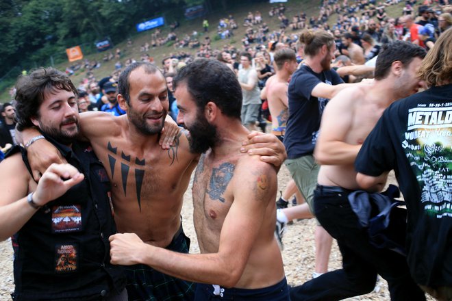 Naredili so vse, da na prizorišču ne bi ostal noben odpadek. Foto Tomi Lombar