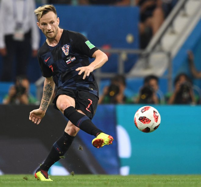 Ivan Rakitić v finalu pričakuje uresničitev otroških sanj.<br />
FOTO: AFP