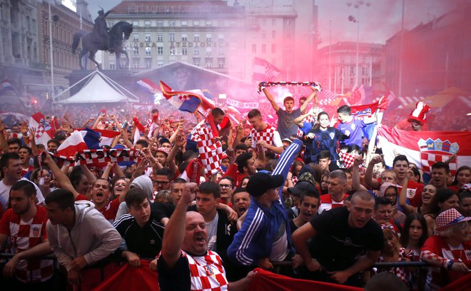 V Zagrebu bodo dejansko izredne razmere, v primeru hrvaške zmage pa mesto tako kot drugod po državi ne bo spalo. FOTO: Cropix