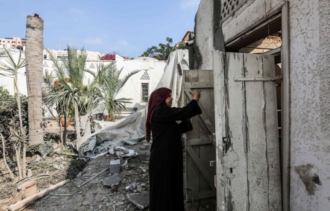 Območje Gaze po bombardiranju.<br />
FOTO AFP