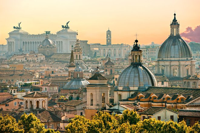 Rim stoji na sedmih gričih.