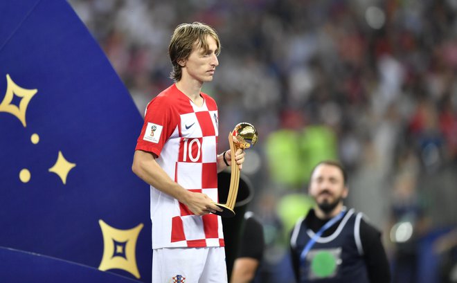 Luka Modrić je prepričal najbolj med vsemi na prvenstvu. FOTO: Martin Meissner/AP