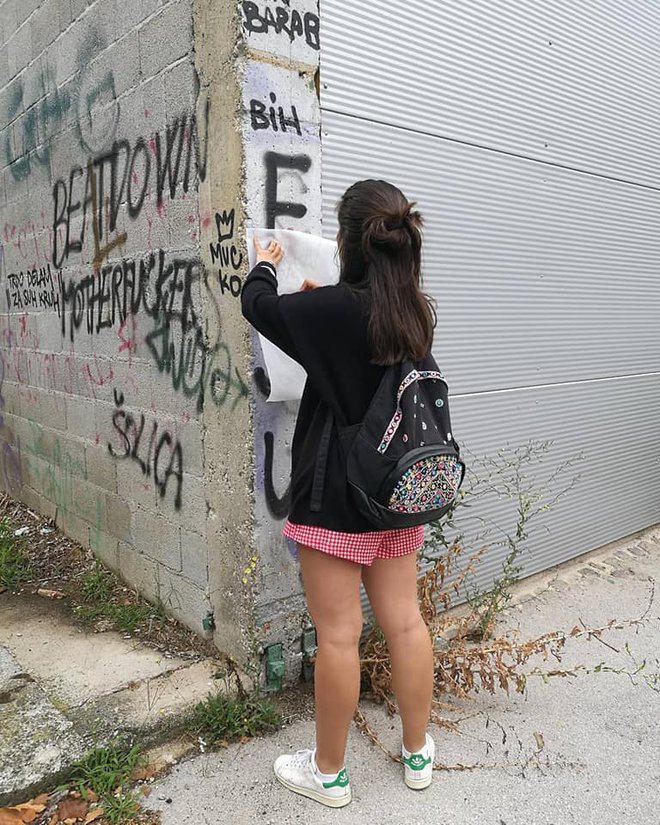 Predloge za preoblikovanje grafitov po Celju bodo mladi poslali občini. FOTO: CMLC