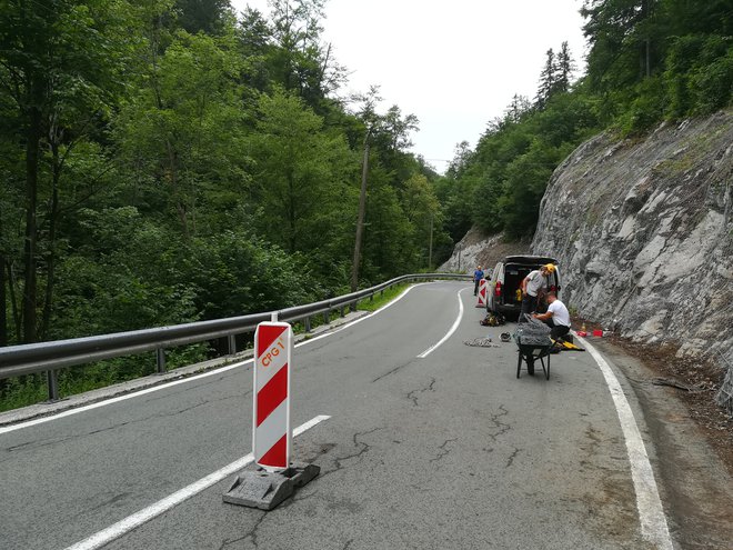 Zala zaprta za ves promet. FOTO: Anja Intihar