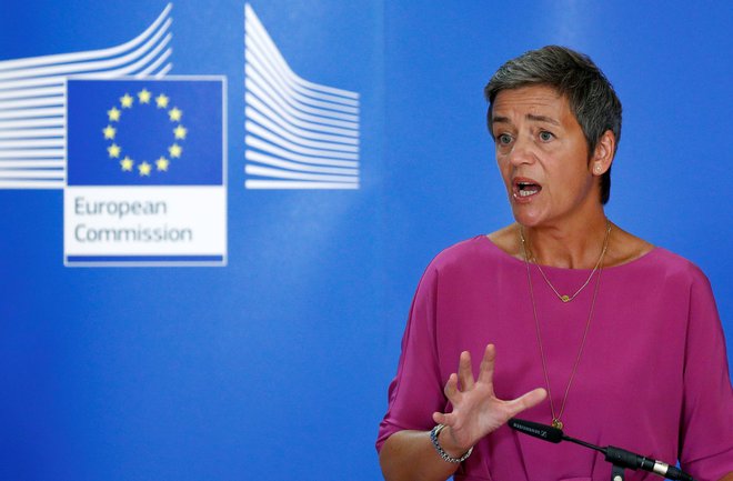 Evropska komisarka za konkurenco Margrethe Vestager je pojasnila vzroke za 111-milijonsko kazen za štiri podjetja. FOTO: Reuters