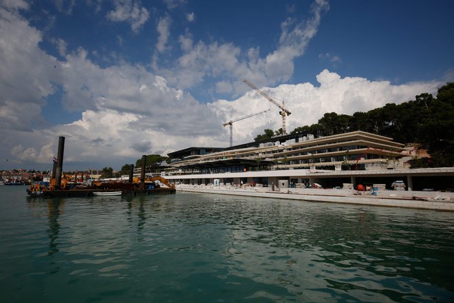 V obnovo Grand hotela Park v Rovinju so vložili 80 milijonov evrov. Foto Goran Sebelić/Cropix