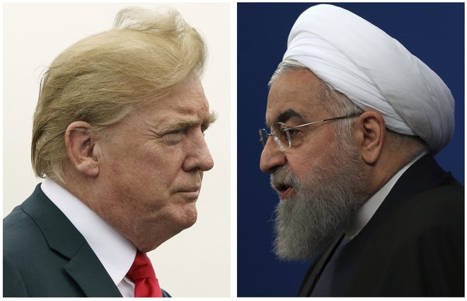 Morebitno srečanje Trumpa in Rohanija bi bilo zgodovinsko. ZDA in Iran sta pretrgala diplomatske odnose leta 1979 po islamski revoluciji. FOTO: AP