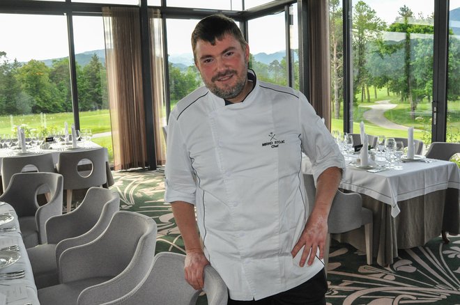 Mirko Stojić &ndash; srbski chef na blejskem golfišču<br />
FOTO Uroš Mencinger