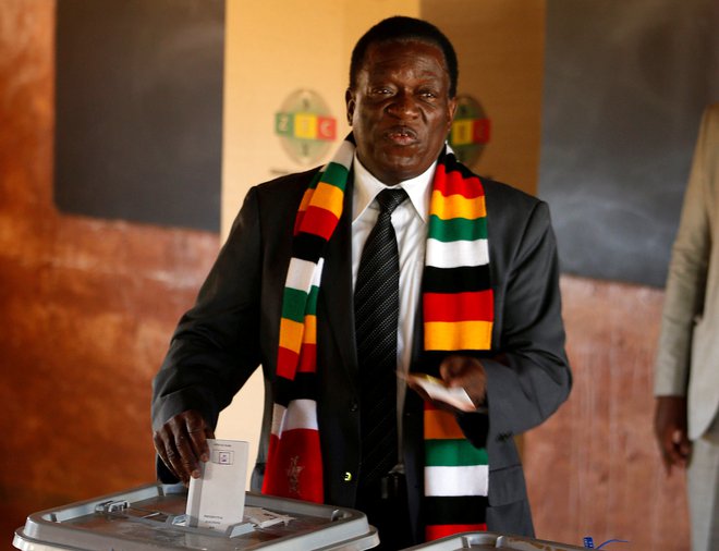 Emmerson Mnangagwa FOTO: Philimon Bulawayo/Reuters