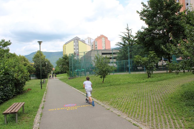 Soseska v Cankarjevi ulici stoji že 50 let. Foto Blaž Močnik