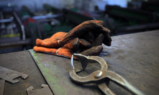 V jeklarni družbe Štore Steel. FOTO: Blaž Samec