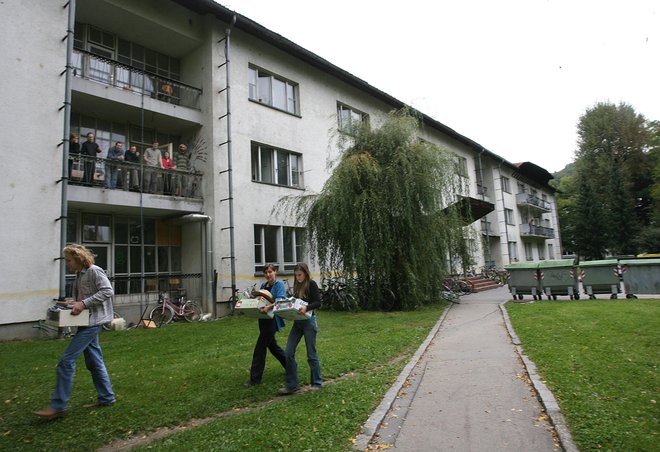 Šest tisoč prošenj so doslej prejeli v pisarni ljubljanskih študentskih domov. FOTO: Ljubo Vukelič