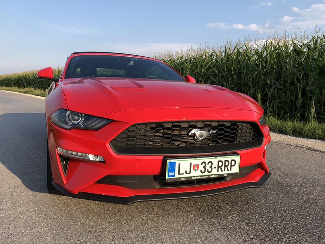 Ford mustang z neposrednostjo takoj nakaže, da potrebuje tudi spoštovanje, predvsem pa zahteva zbranost. FOTO: Aljaž Vrabec