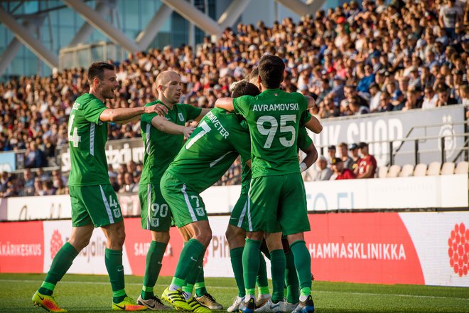 Ljubljančani so imeli spet dosti razlogov za veselje. FOTO: SPS/NK Olimpija Ljubljana