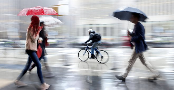 V nedeljo bo deževno z bolj jesenskimi temperaturami. FOTO: Shutterstock