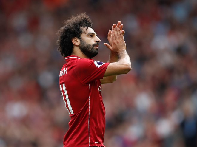 Mo Salah ima za seboj izjemno sezono, formo je prenesel tudi na začetek nove premier lige. FOTO: Reuters