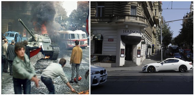 Praga &ndash; nekoč in danes. FOTO: Petr David Josek / AP