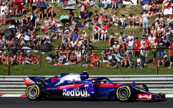 Pierre Gasly bo v prihodnji sezoni pri Red Bullu zamenjal Daniela Ricciarda. FOTO: Reuters