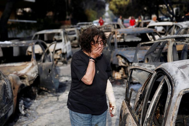 Žalostni prizori po požarih ... FOTO: Reuters