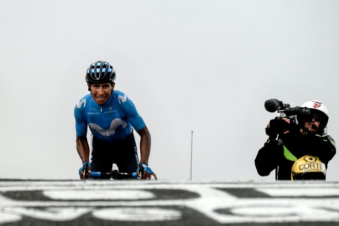 Nairo Quintana je na Touru pokazal precej manj, kot se je od njega pričakovalo, v Španiji ga čaka popravni izpit. FOTO: AFP