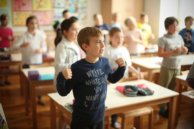 V ljubljanskih osnovnih šolah bo skupaj 25.091 učencev, od tega jih bo v štirih zasebnih ljubljanskih šolah skupaj 1045. Foto Jure Eržen