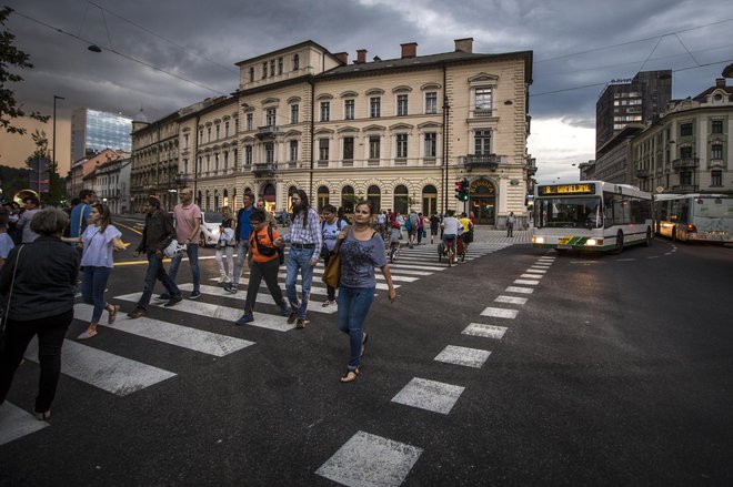 Avtobusi mestnega potniškega prometa so se vrnili na Gosposvetsko cesto FOTO: Voranc Vogel