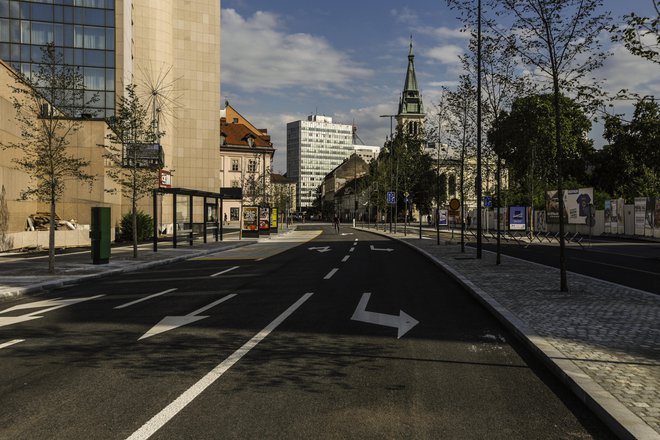 Prenovljena Gosposvetska in Dalmatinova pred odprtjem FOTO: Voranc Vogel