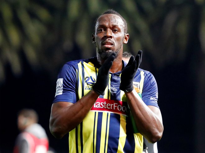 Usain Bolt je debitiral v profesionalnem nogometu. FOTO: Reuters