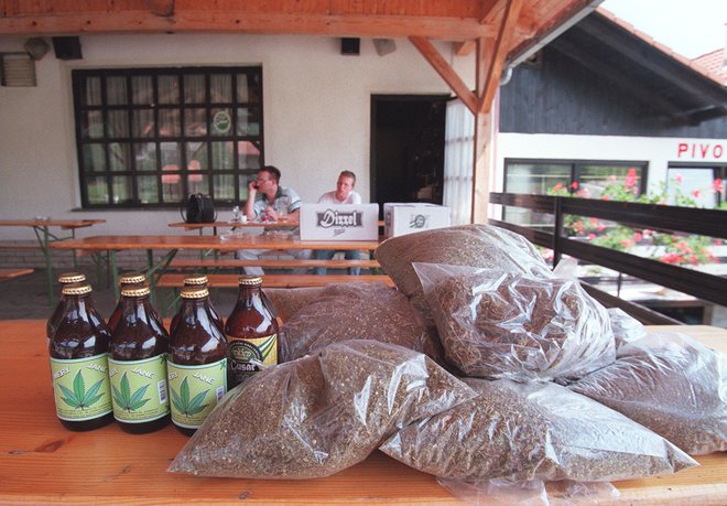 Inšpekcija je podjetniku pred 20 leti prepovedala proizvodnjo pijač iz kanabisa. FOTO: Blaž Samec/Delo