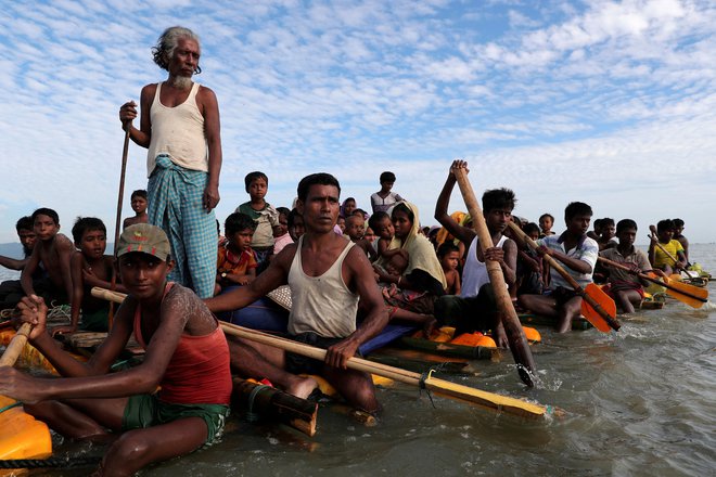 Preiskava OZN je zločine burmanske vojske, storjene nad pripadniki ljudstva Rohingje, ocenila kot »brez dvoma najhujše zločine po mednarodnem pravu«. FOTO: REUTERS/Mohammad Ponir Hossain