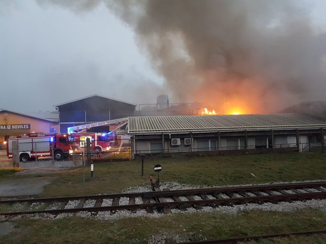 Požar je obsežen. FOTO: DolenjskaNews