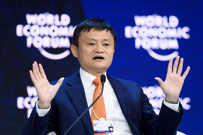 Jack Ma se bo upokojil in posvetil dobrodelnosti. FOTO: Fabrice Coffrini/Afp