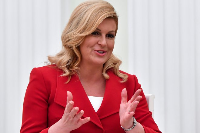 Hrvaška predsednica Kolinda Grabar-Kitarović FOTO: Reuters