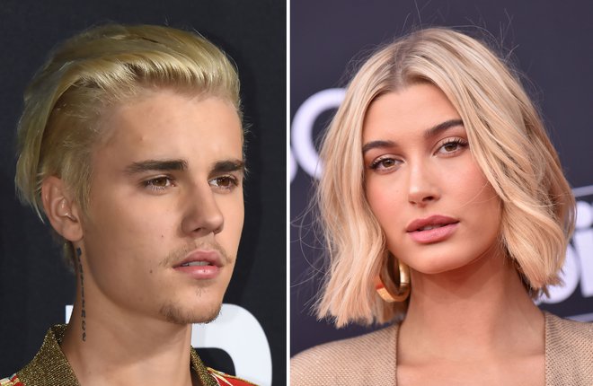 Justin Bieber in Hailey Baldwin sta po novem mož in žena. FOTO: AFP