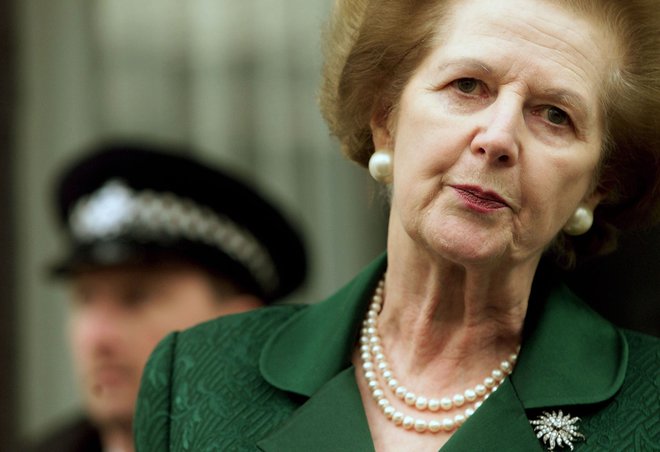 Trideset let po govoru Margaret Thatcher v Bruggeju so njene besede še vedno navdih za britanske kritike evropskega projekta. FOTO: Reuters