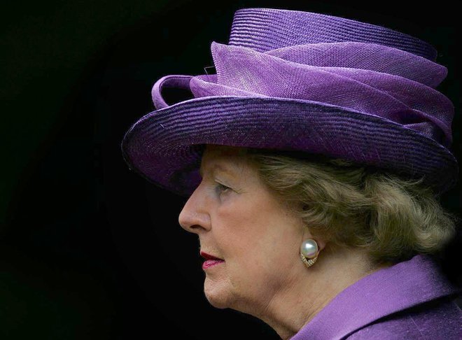 Margaret Thatcher je v govoru izzvala načrte evropskih federalistov. FOTO: Reuters