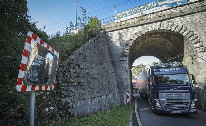 Podvoz v Pivki je gotovo popestritev poti s severa Nemčije. FOTO: Jože Suhadolnik/Delo