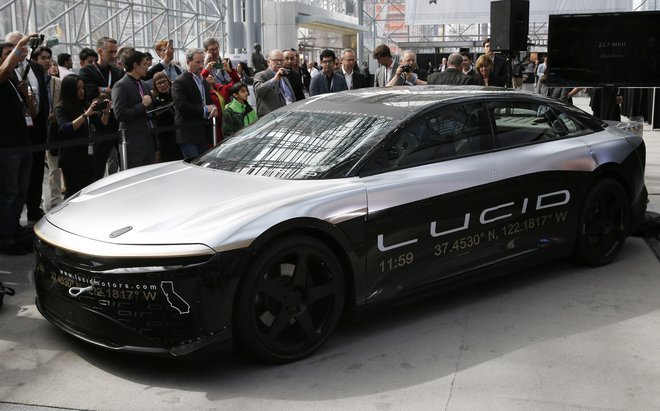 Lucid avtomobile šele razvija, prvega tržnega nameravajo ponuditi leta 2020. Foto Reuters