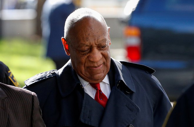 Bill Cosby gre lahko v zapor do konca življenja. FOTO: Reuters
