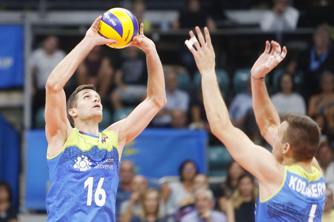 Gregor Ropret in Jan Kozamernik sta se na SP prikazala v zelo lepi luči. FOTO: FIVB