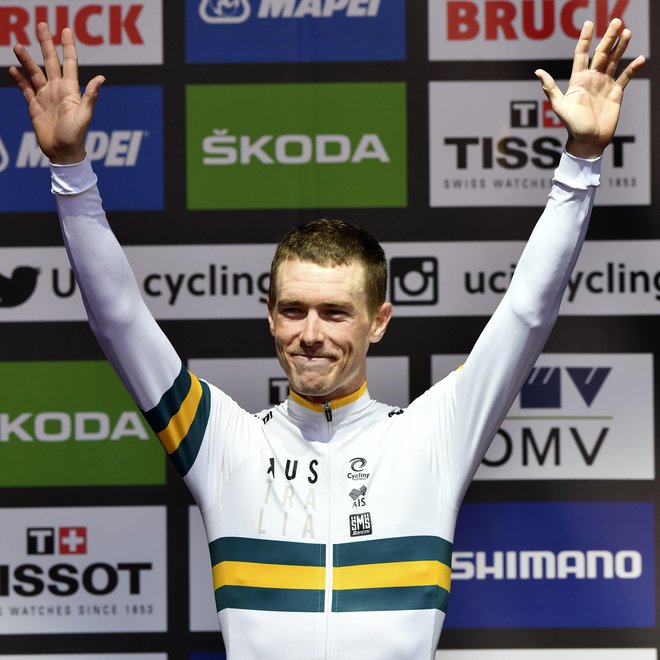 Rohan Dennis je bil mnogo prehiter za vso konkurenco. FOTO: Kerstin Jönsson/AP