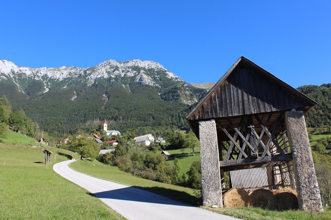 Vasici Rut in Grant sta tudi dežela kozolcev. Foto Blaž Močnik