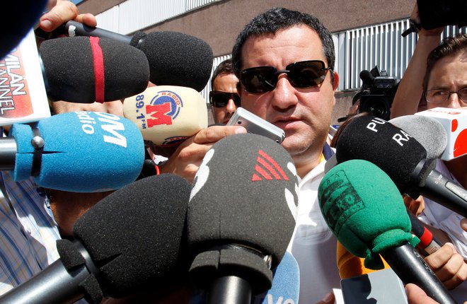 Mino Raiola. FOTO: Reuters