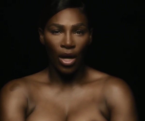 Serena je z video posnetkom, v katerem je zgoraj brez, želela opozoriti na pomen samopregledovajna. FOTO: Instagram