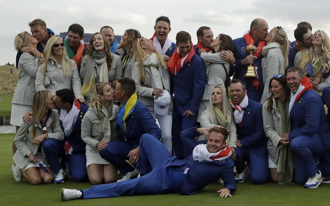 Evropski golfisti so bili tokrat prepričljivo boljši. FOTO: AP