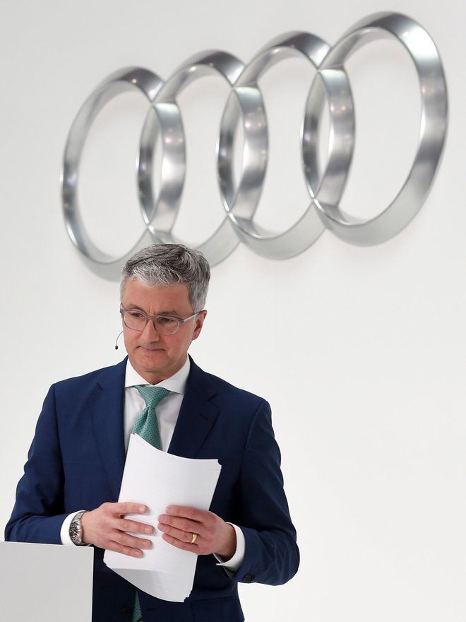 Rupert Stadler tudi uradno ni več direktor Audija. Foto Afp