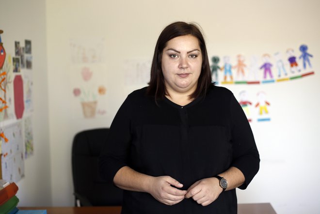 Natalija Djoković je socialna delavka iz društva Mozaik. Foto Blaž Samec